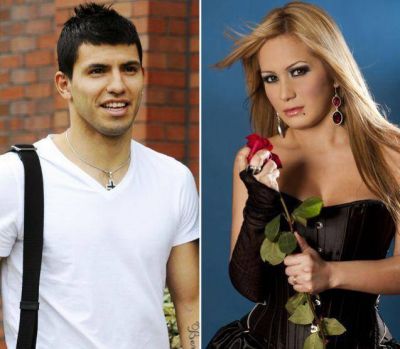 El Kun Ag�ero sella su amor con la Princesita Karina en Bariloche