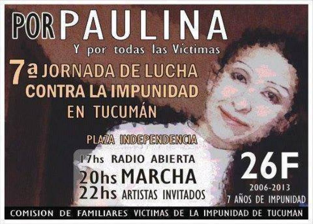 Movilizar�n exigiendo Justicia por muerte de Paulina Lebbos