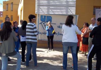 En Villa Regina se protest� con una radio abierta