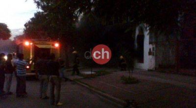 Incendio en un edificio en pleno centro
