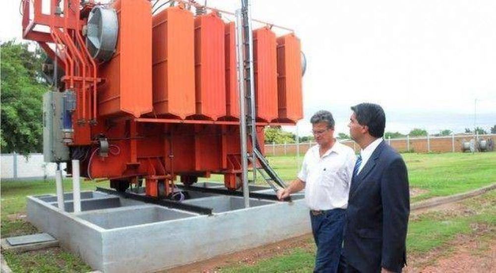Capitanich inaugur� repotenciaci�n energ�tica en S�enz Pe�a