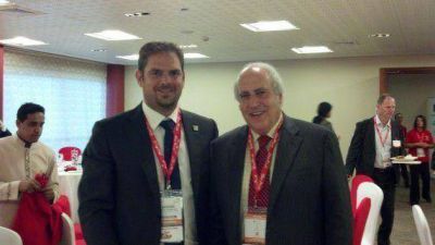 Tomasevich particip� del acto de apertura de Gulfood 2013 en Dubai