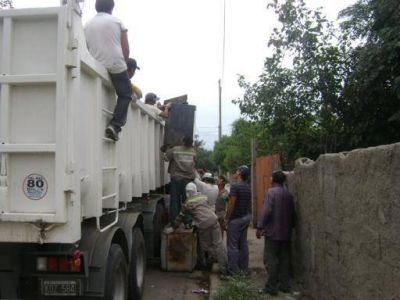 Descacharrado en el Barrio Centro