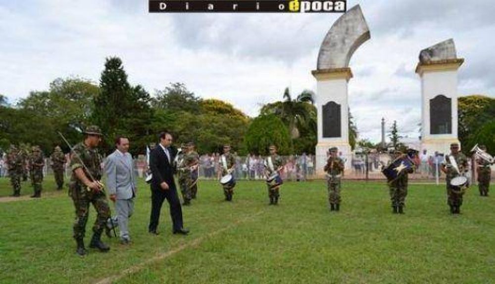 Homenaje en Yapey� a los 235 a�os del natalicio de San Mart�n
