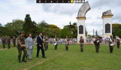 Homenaje en Yapey� a los 235 a�os del natalicio de San Mart�n