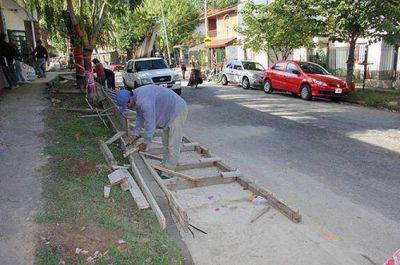 El Municipio comenz� a construir una senda aer�bica en Boulogne