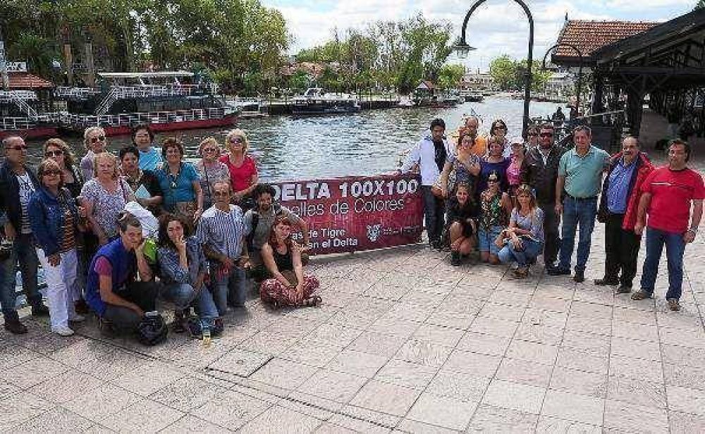El arte 100x100 llega al Delta