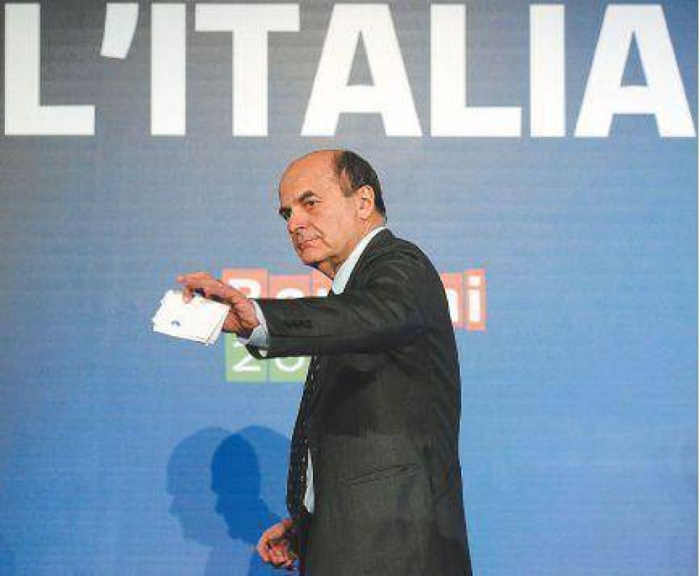 El lder de la izquierda present una oferta para gobernar Italia
