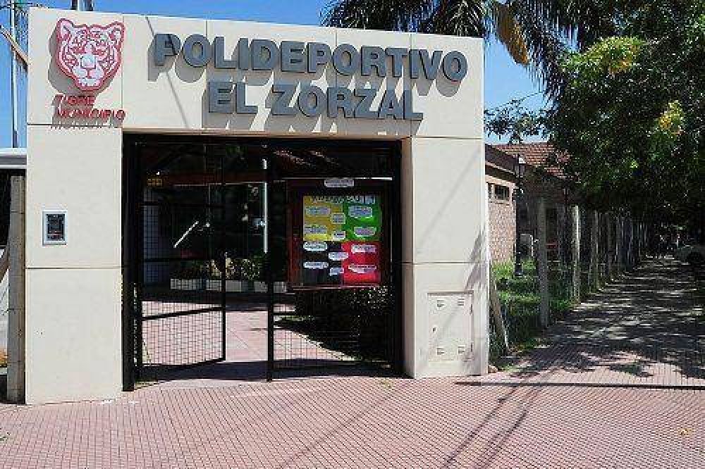 Avanzan obras en los polideportivos de El Zorzal y Rinc�n de Milberg
