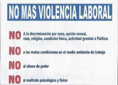 Se realizar� una jornada sobre violencia laboral
