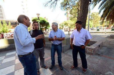 La municipalidad inicia obras en la plazoleta de los artesanos