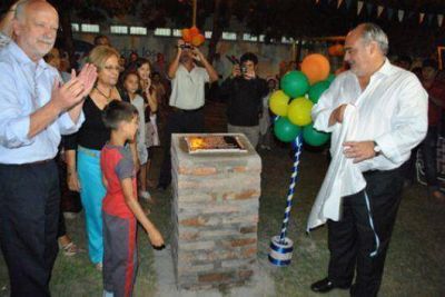 Goya: Colombi inaugur� obras en el barrio 9 de Julio