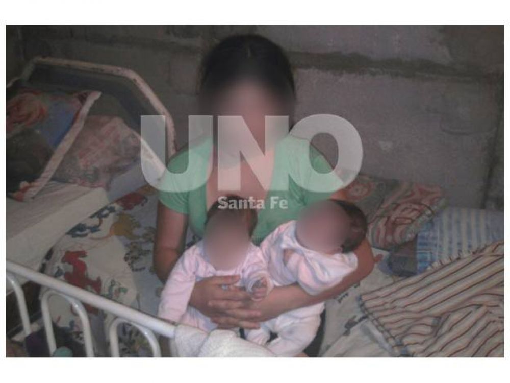 Tiene s�lo 12 a�os, mellizas reci�n nacidas y precisa de la ayuda de todos