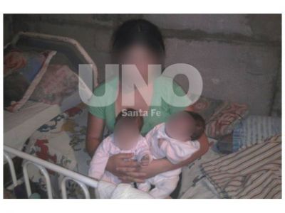 Tiene s�lo 12 a�os, mellizas reci�n nacidas y precisa de la ayuda de todos