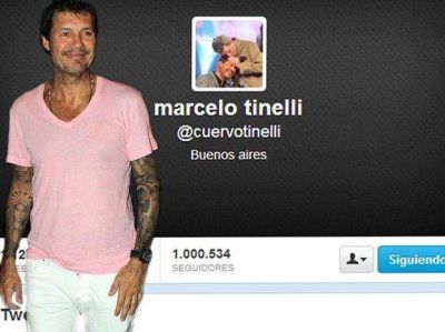Marcelo Tinelli super� el mill�n de seguidores en Twitter