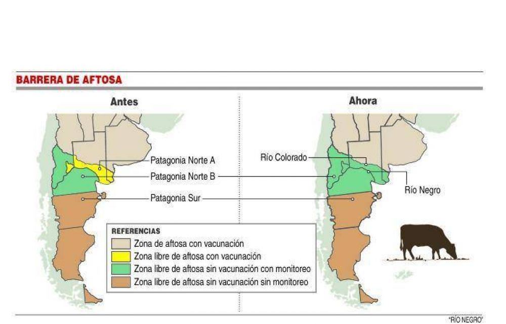 Trasladan la barrera sanitaria al r�o Colorado