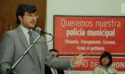 Ghi volvi� a solicitar avanzar con el proyecto de Polic�a Municipal