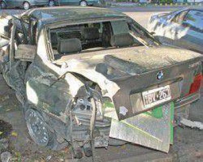 Volcaron a alta velocidad y una joven qued� grave, hubo que intervenirla