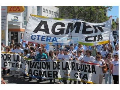 Desde Agmer afirman que hay buenas expectativas para el lunes