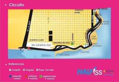Presentan el 12� Half Triatl�n Mar del Plata