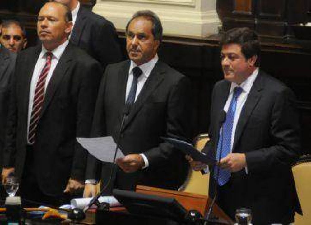  Apertura legislativa: qu� dir� Scioli