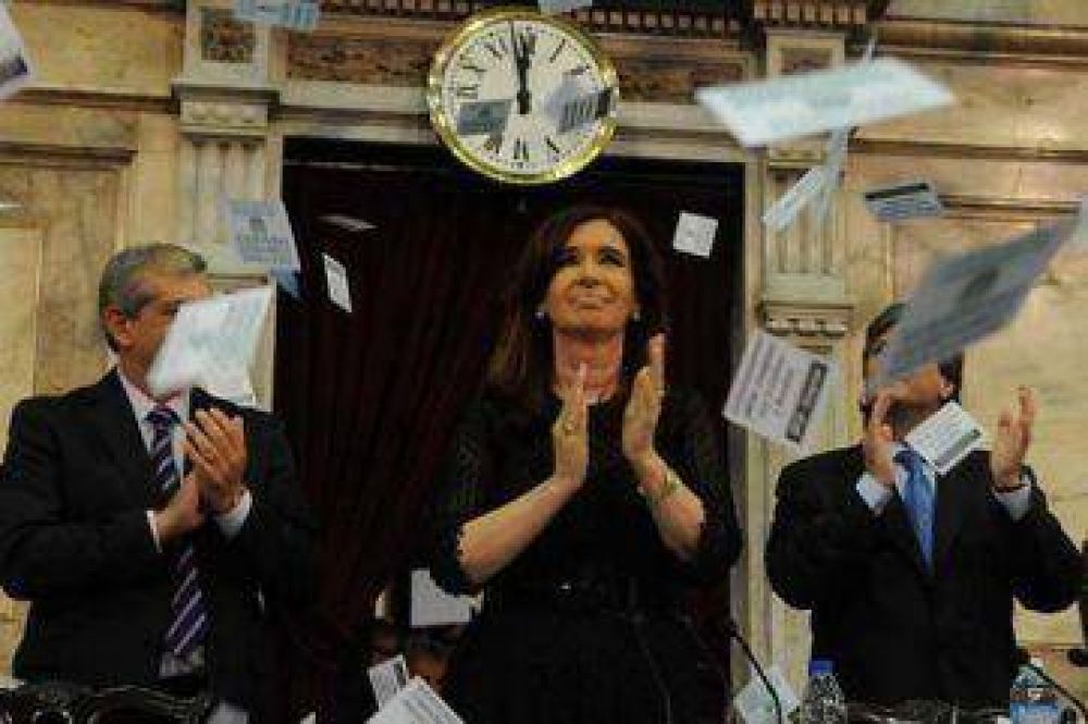 CFK y un discurso �apuntando a la Justicia?