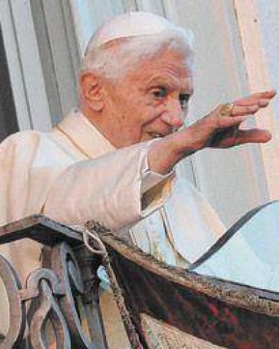 El último acto del papado de Benedicto XVI