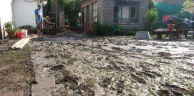 La tormenta golpe� fuerte en zonas como Villa Allende y Mendiolaza