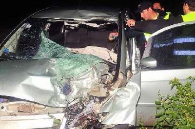 Accidente en ruta: los ocupantes del Fiat Idea permanecen internados con heridas graves