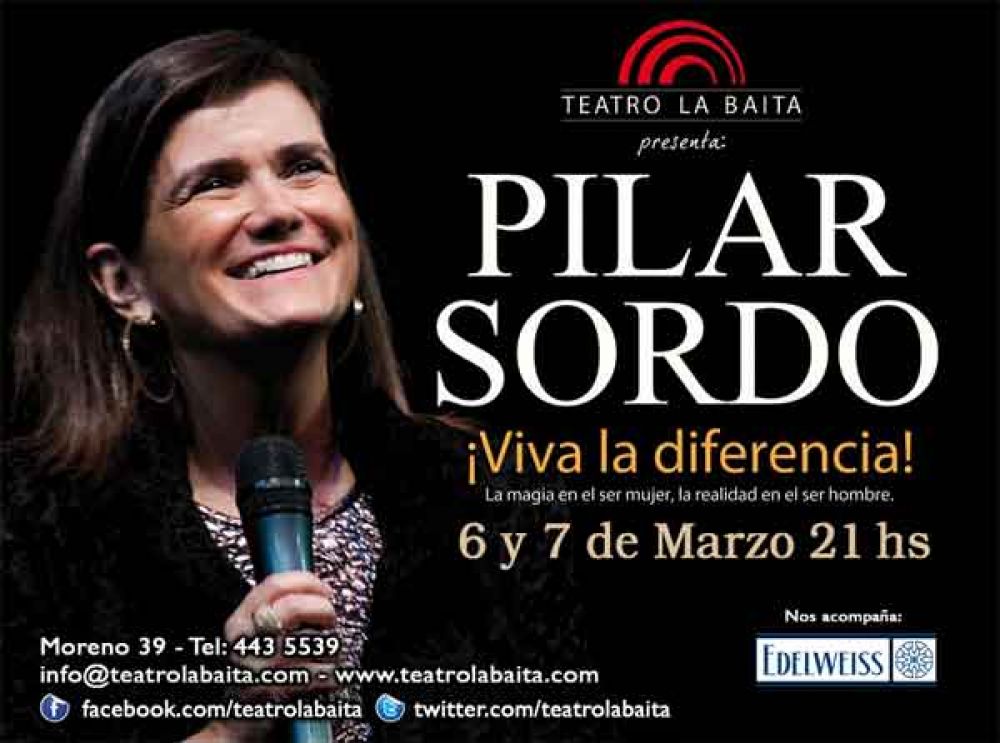 La Baita se ver� colmada con la psic�loga Pilar Sordo