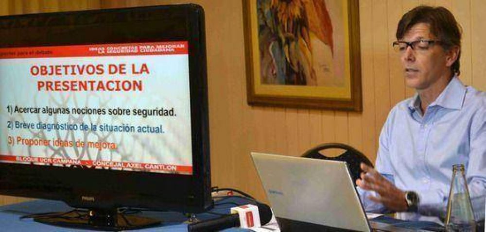 �Tenemos una propuesta concreta para mejorar la seguridad en Campana�, aseguraron desde la UCR