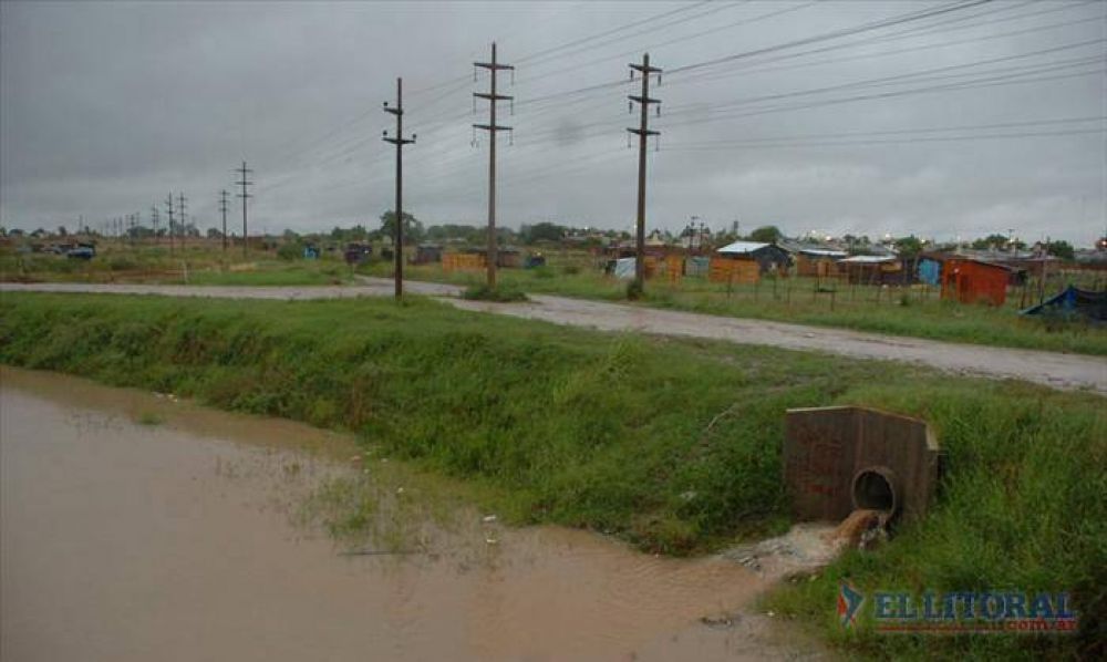 Okupas: en el barrio Pirayu no hubo problemas con las precipitaciones