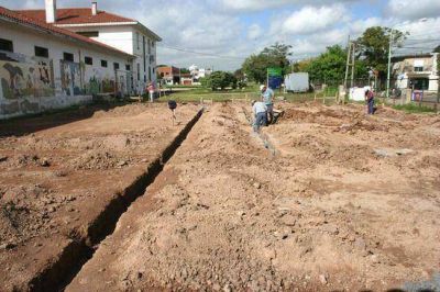 Educaci�n: Comenzaron las obras de ampliacion de la escuela normal