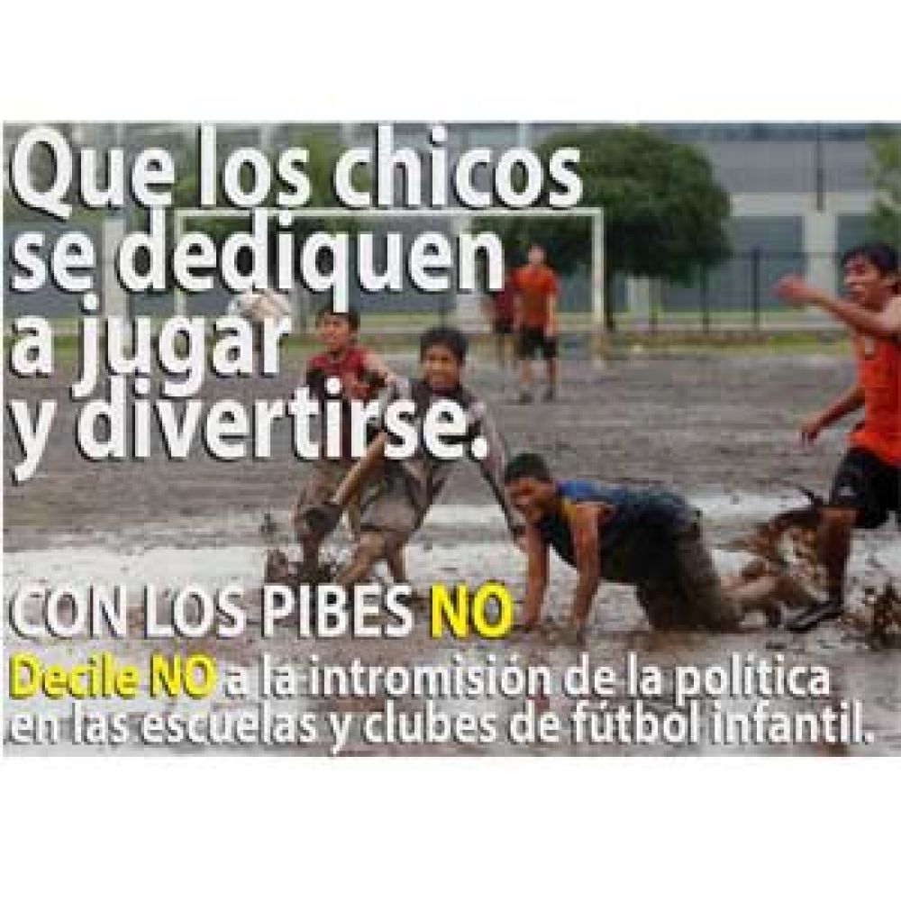Denuncian desembarco de La C�mpora en el f�tbol infantil 