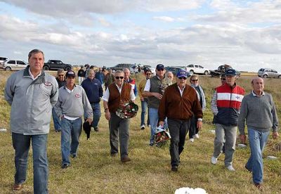 Emocionante homenaje a Juan G�lvez en el �Camino de los Chilenos�