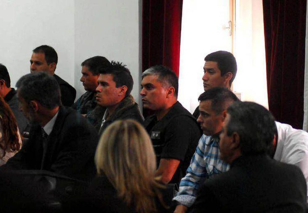 Cara a cara con los acusados, P�paro no pudo identificar al asesino de su hijo