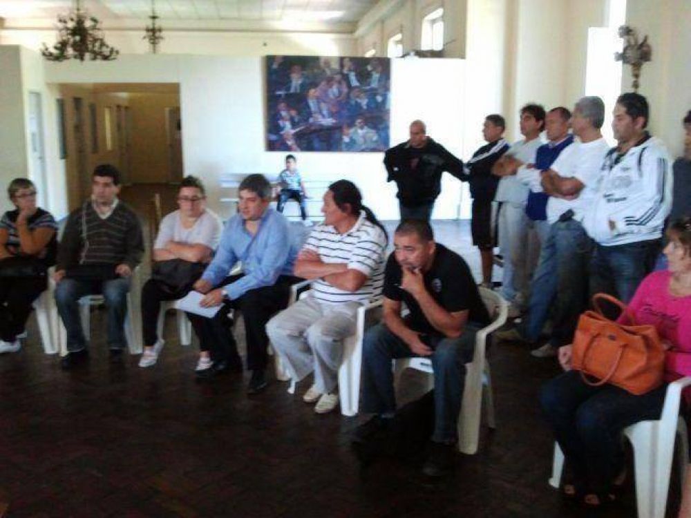 Los Concejales se reunieron con los tres gremios municipales