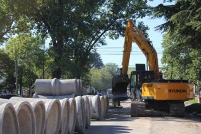 Nuevas obras en la Avenida Fondo de la Legua