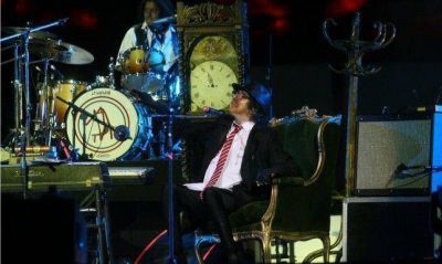 Broche de oro: Charly Garc�a cerr� una noche a puro rock en el Frank Romero Day