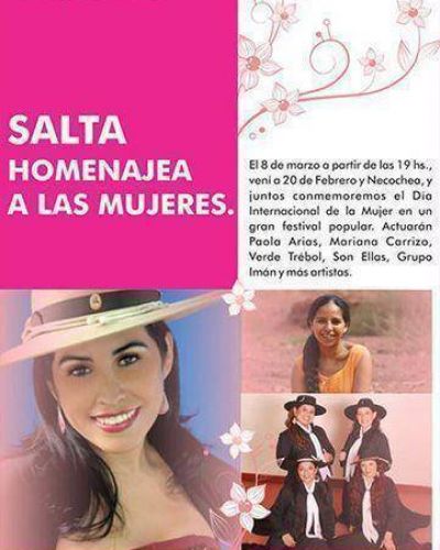 El Gobierno realizar� un festival por el d�a Internacional de la Mujer