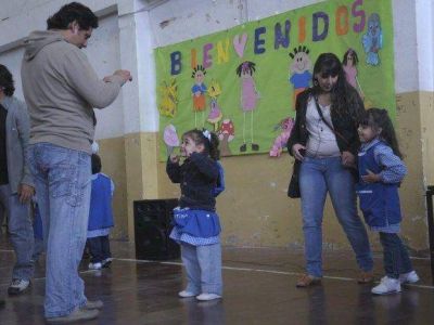 En Salta, casi todos los ni�os de 5 a�os van al jard�n