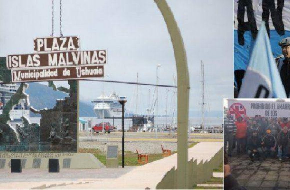 Una de piratas en el Puerto de Ushuaia