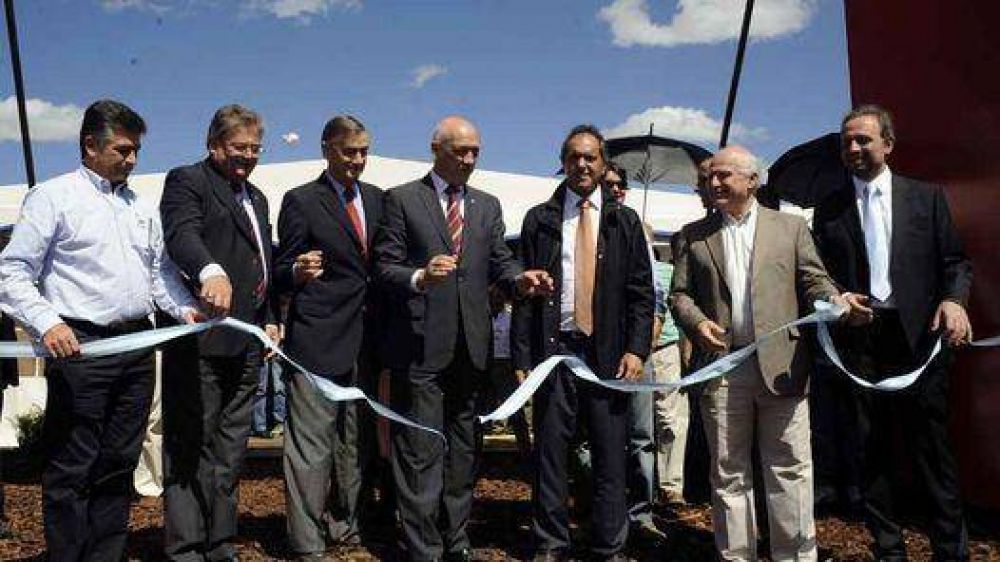 Scioli en Expoagro, otra foto que molesta en la Rosada