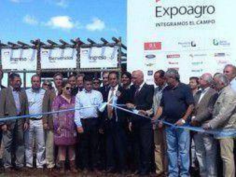 Expoagro 2013: Scioli, Bonfatti y Binner en la inauguracin