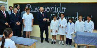 Inauguraron un complejo educativo