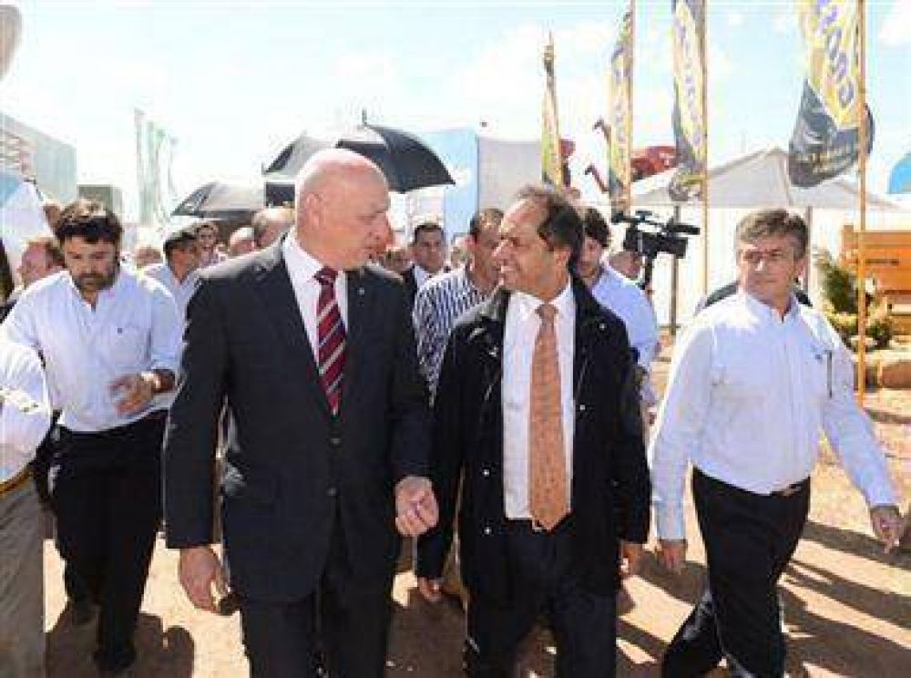 Bonfatti inaugur� Expoagro 2013 junto a Daniel Scioli