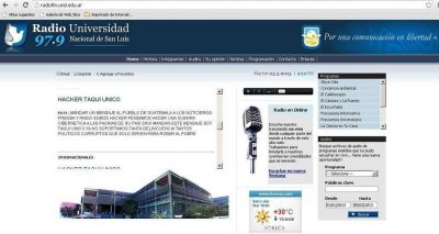 Hackearon la p�gina de Radio Universidad con un misterioso mensaje