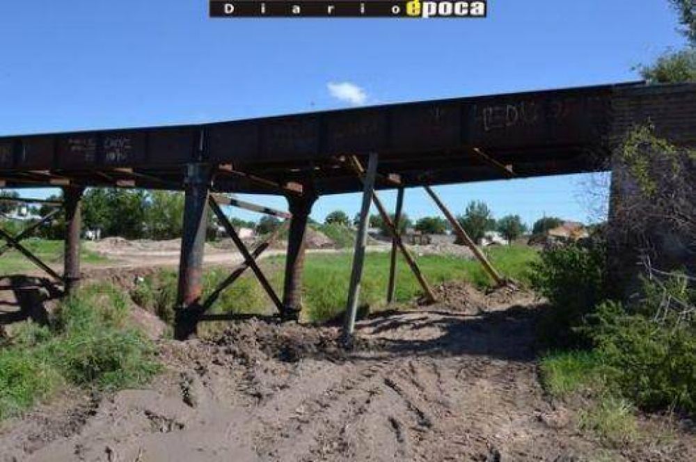 Har�n un nuevo puente, mientras tanto acondicionan camino paralelo