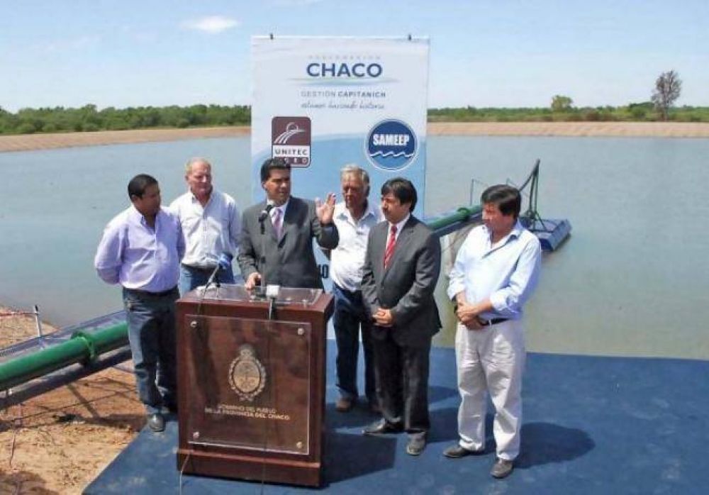 Inauguraron el reservorio y acueducto "Don Panos - Pampa del Indio"