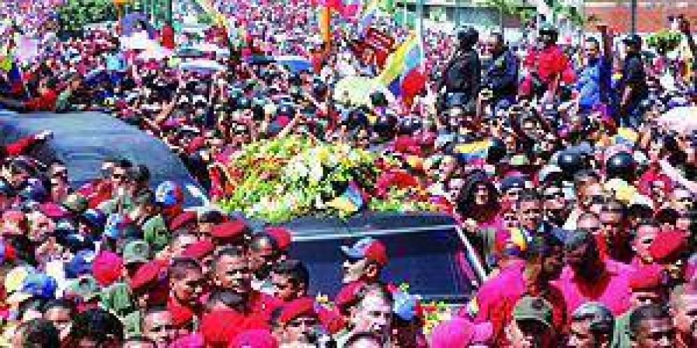 Comenz� el adios a Hugo Ch�vez